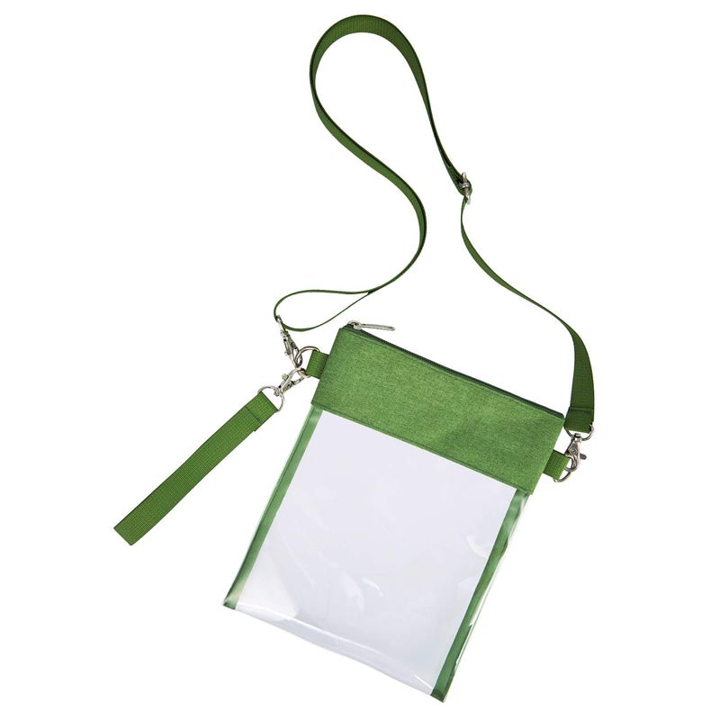 USPECLARE Clear Crossbody Bag Stadium Approved Transparent Purse for Work Concert Sports(Clear Blue) - Image 2